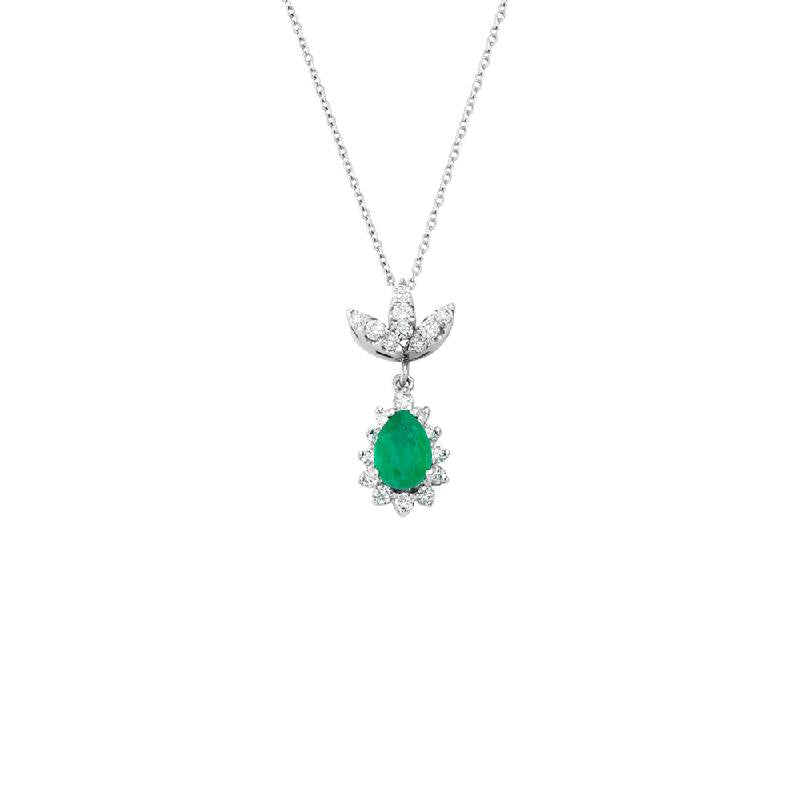 Emerald Diamond Necklace