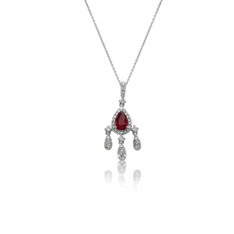 Ruby Diamond Necklace