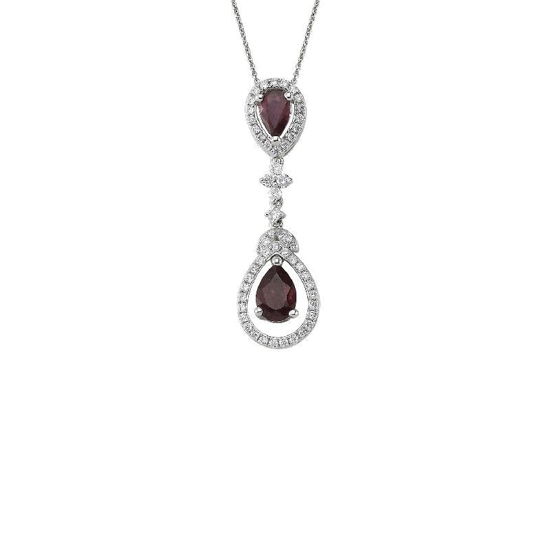 Ruby Diamond Necklace