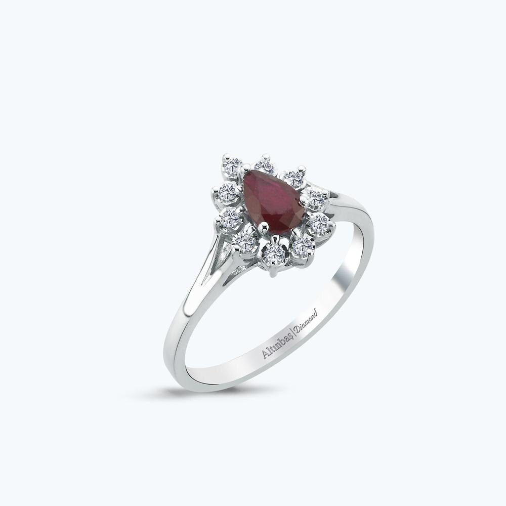 Bague Diamant Rubis