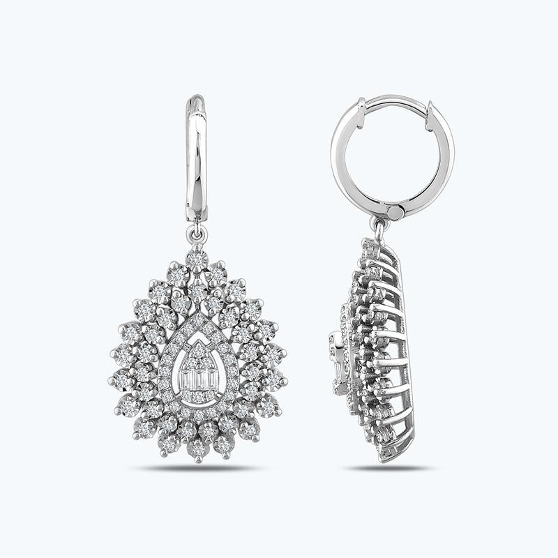 Baguette Diamond Earrings