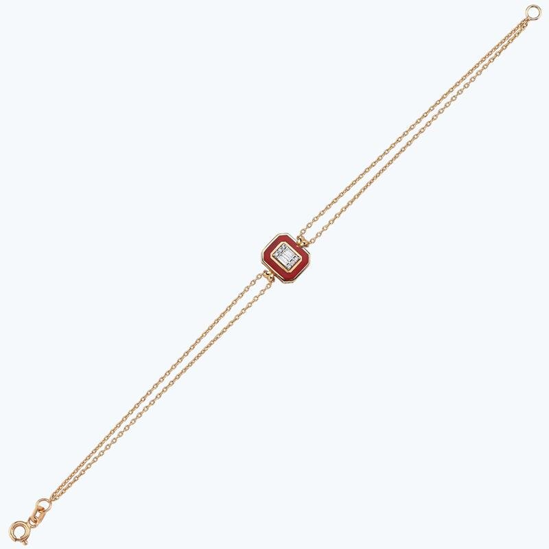 Baguette Diamantarmband 