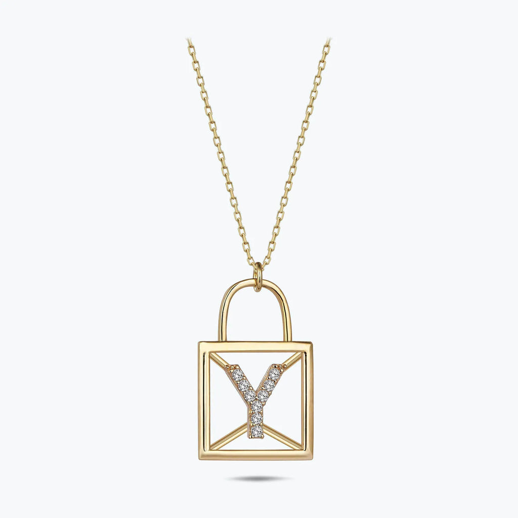 Letter Y Gold Necklace