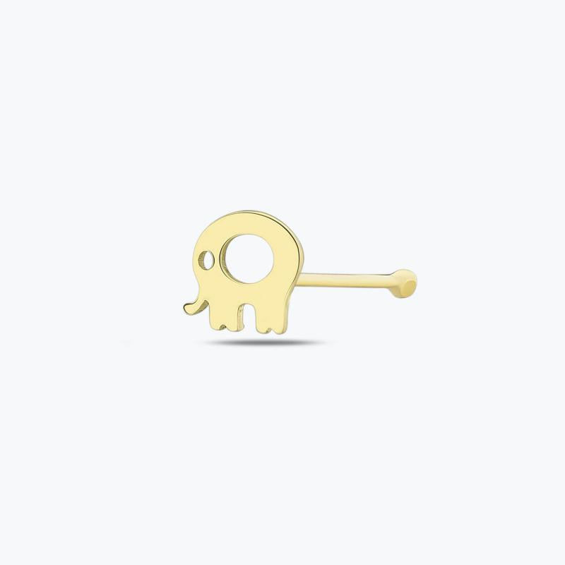 Elefant Gold NasenrinG