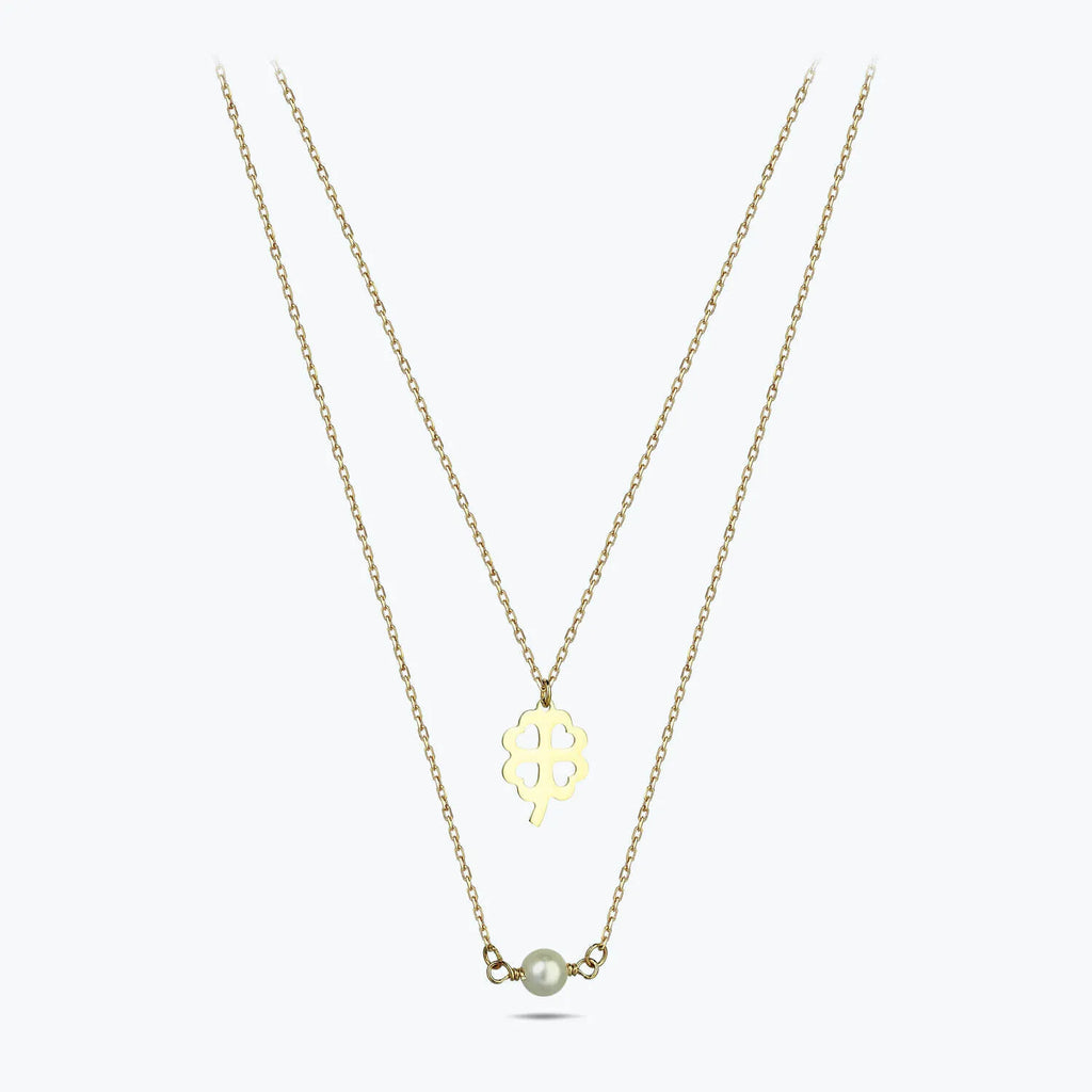 Clover Gold Necklace