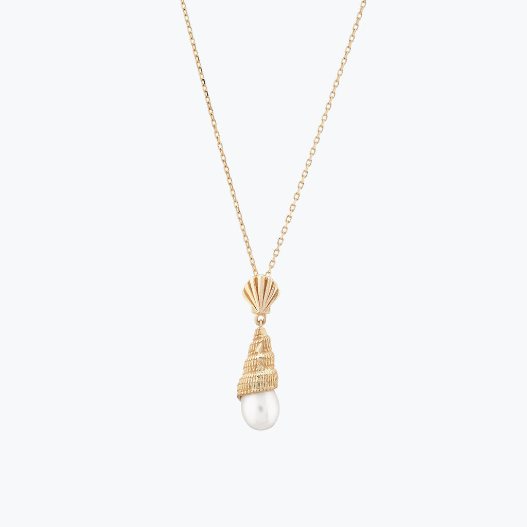 Oyster Pearl Gold Necklace