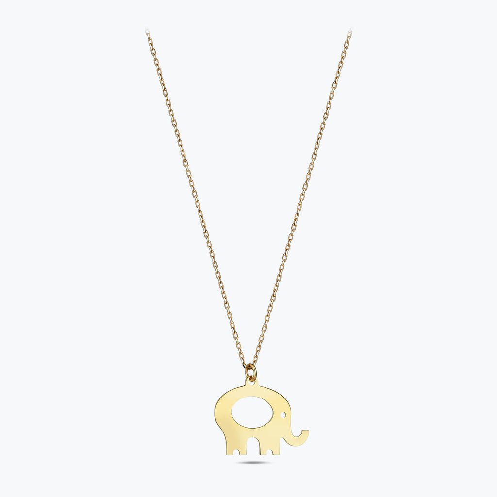 Elephant Gold Necklace