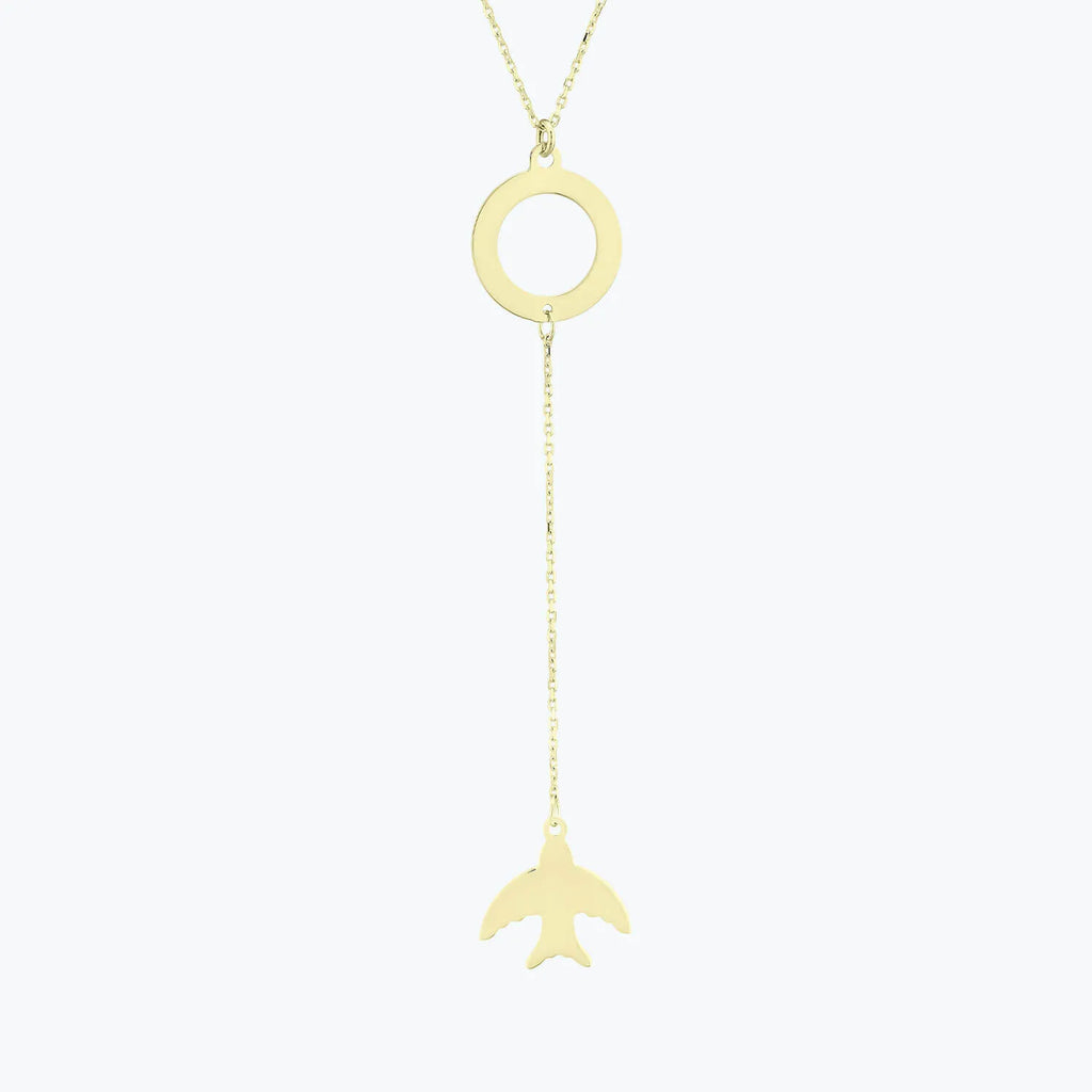 Gold Swallow Necklace