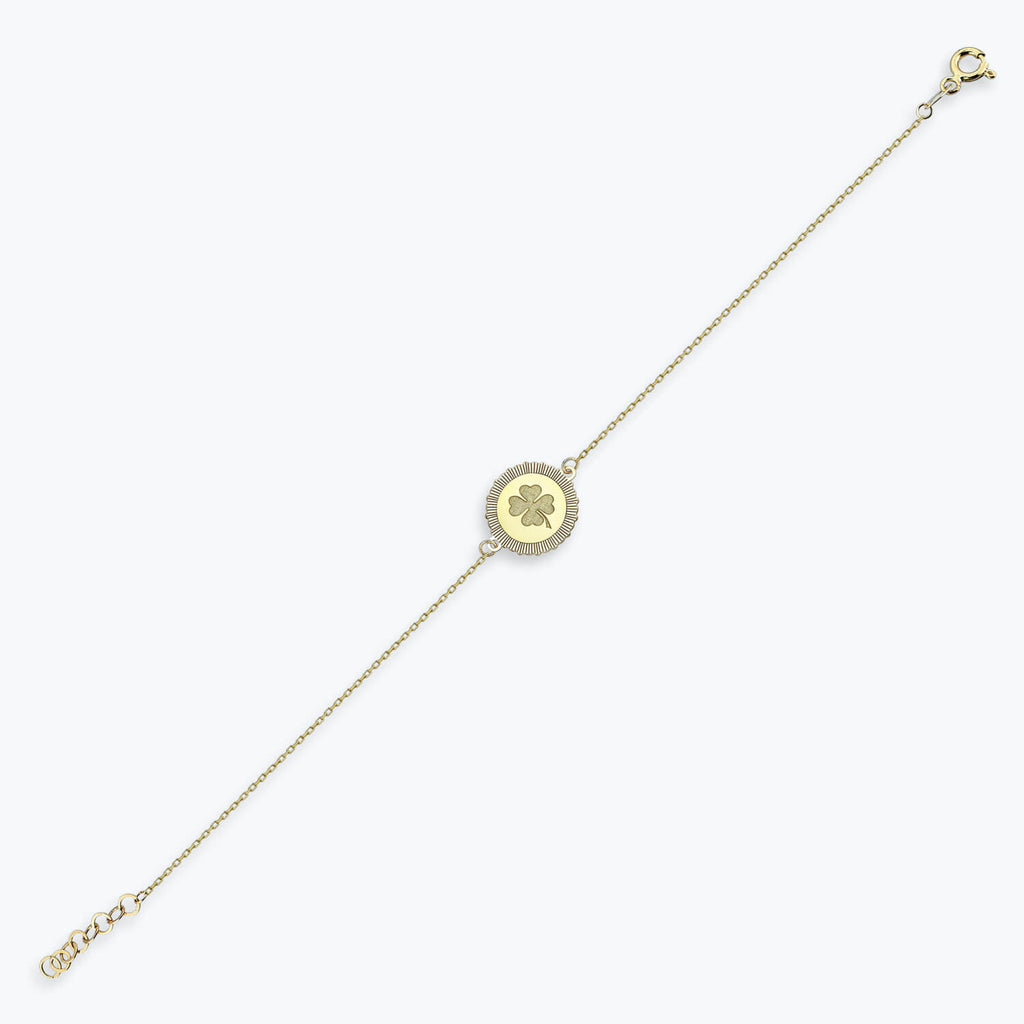 Altinbas Life Clover Gold Bracelet