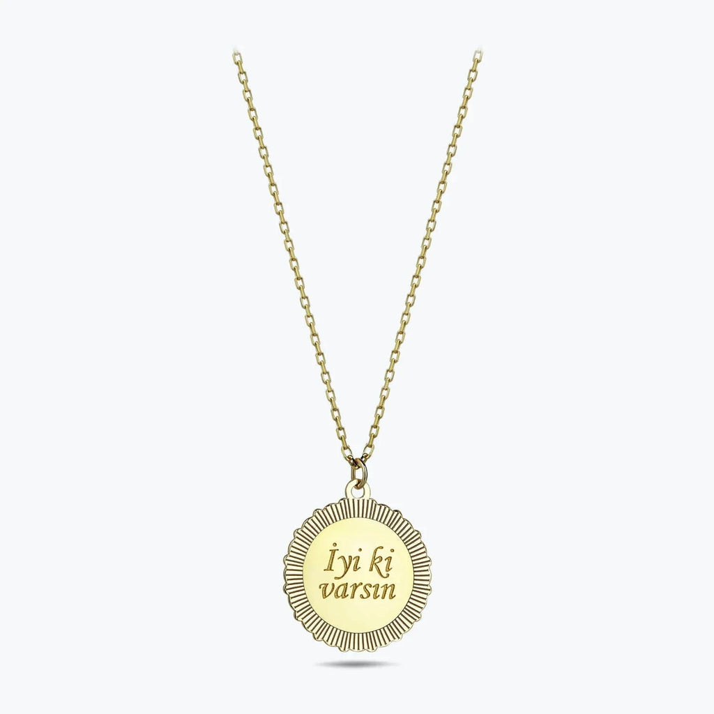 Altinbas Life İyi ki Varsın Gold Necklace