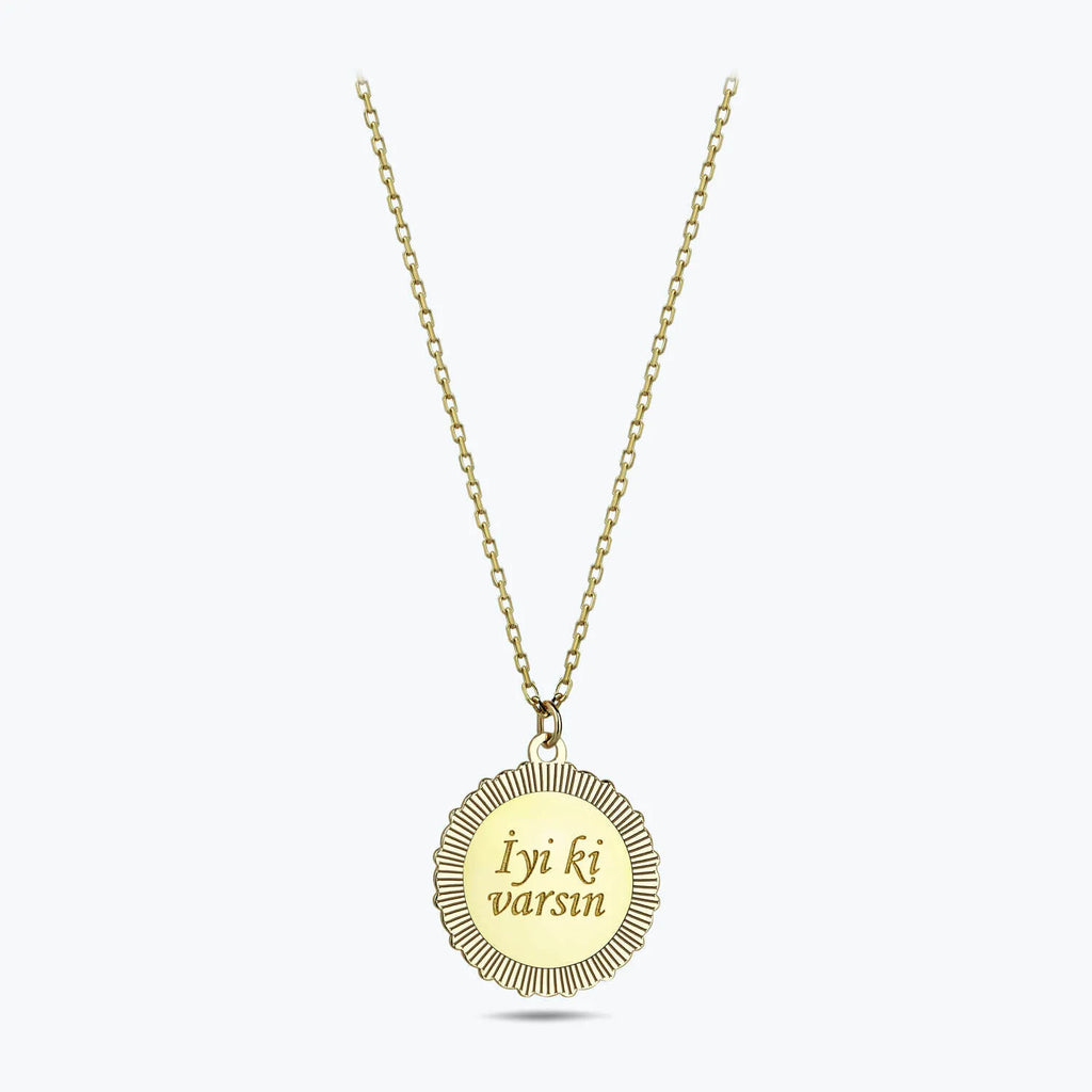 Altinbas Life İyi ki Varsın Gold Necklace