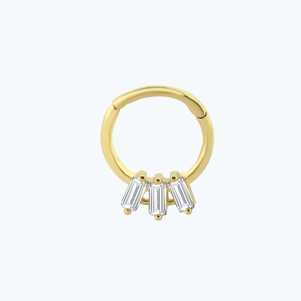 Segmentring Clicker Gold Piercing