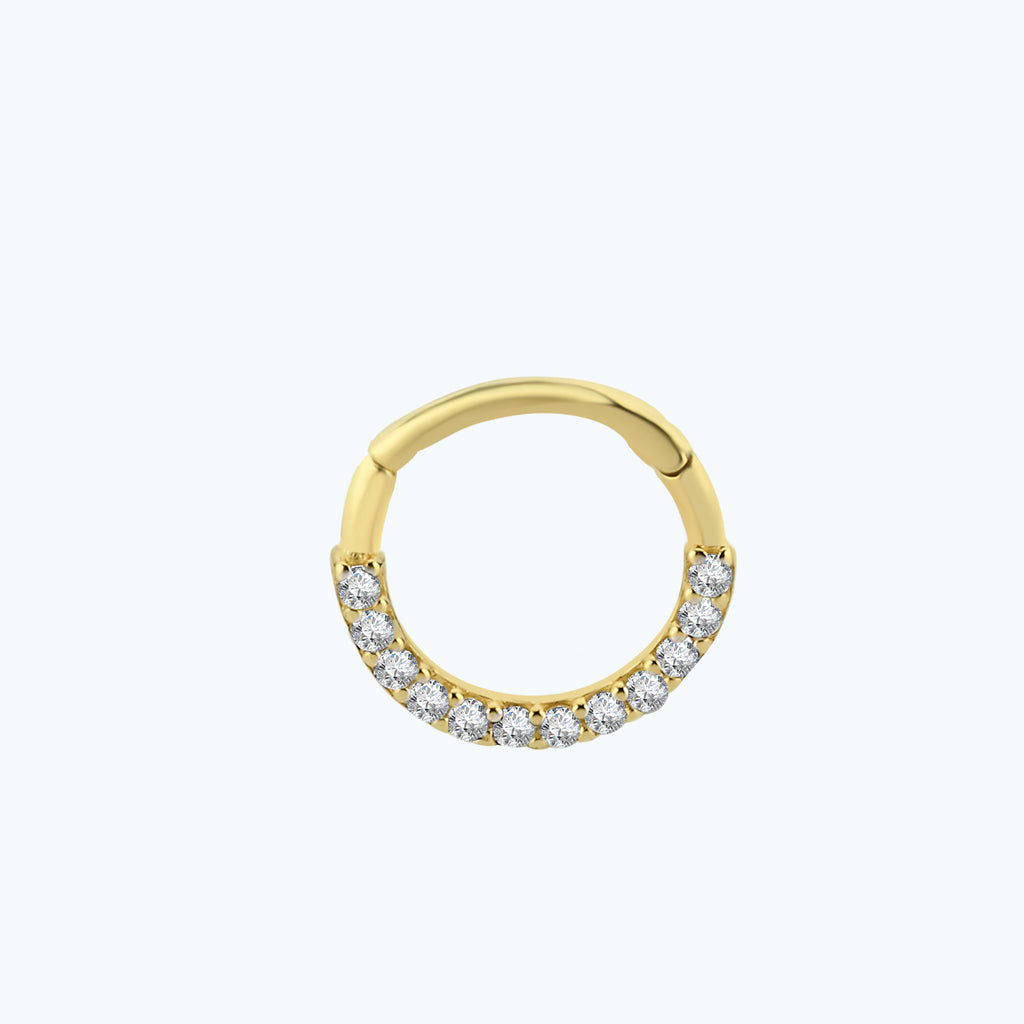 Segmentring Clicker Gold Piercing