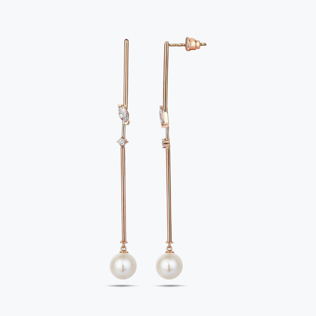 Pearl Gold Earrings