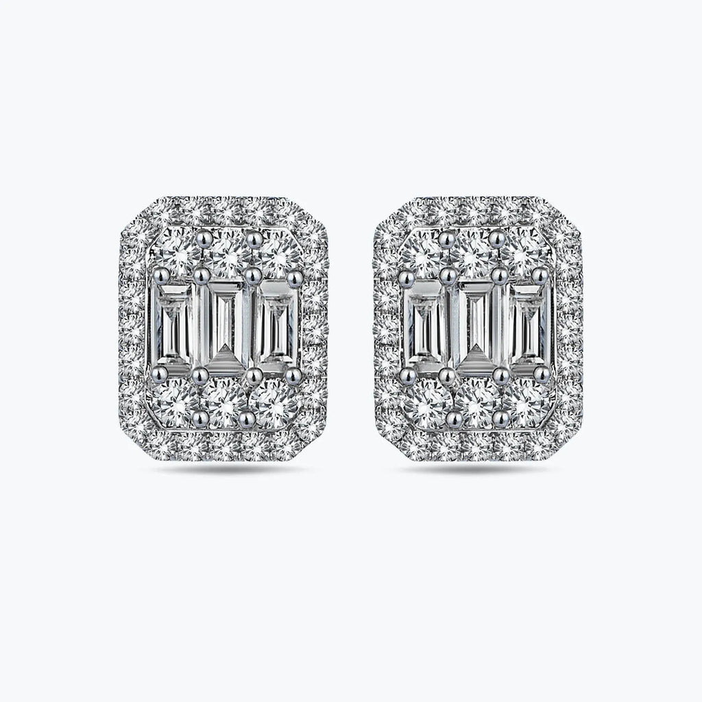 Baguette Diamond Earrings