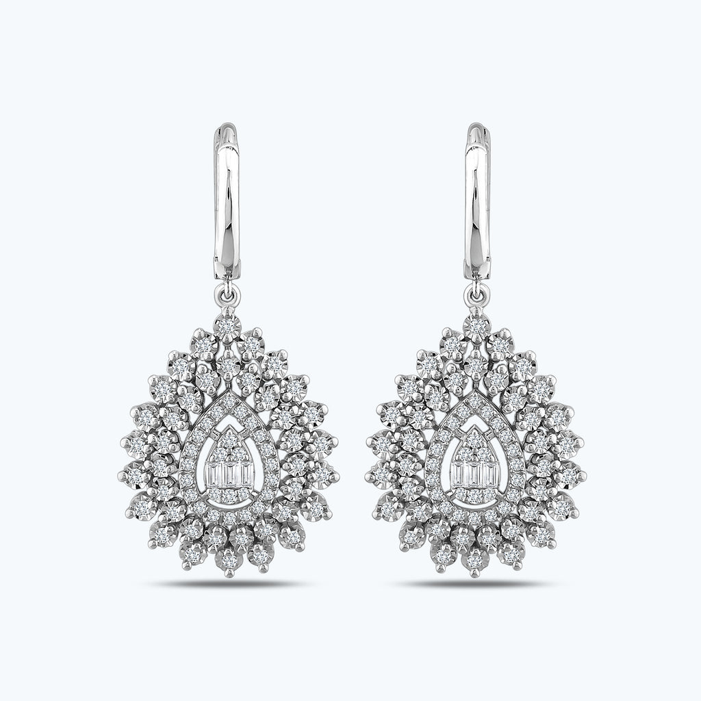 Baguette Diamond Earrings