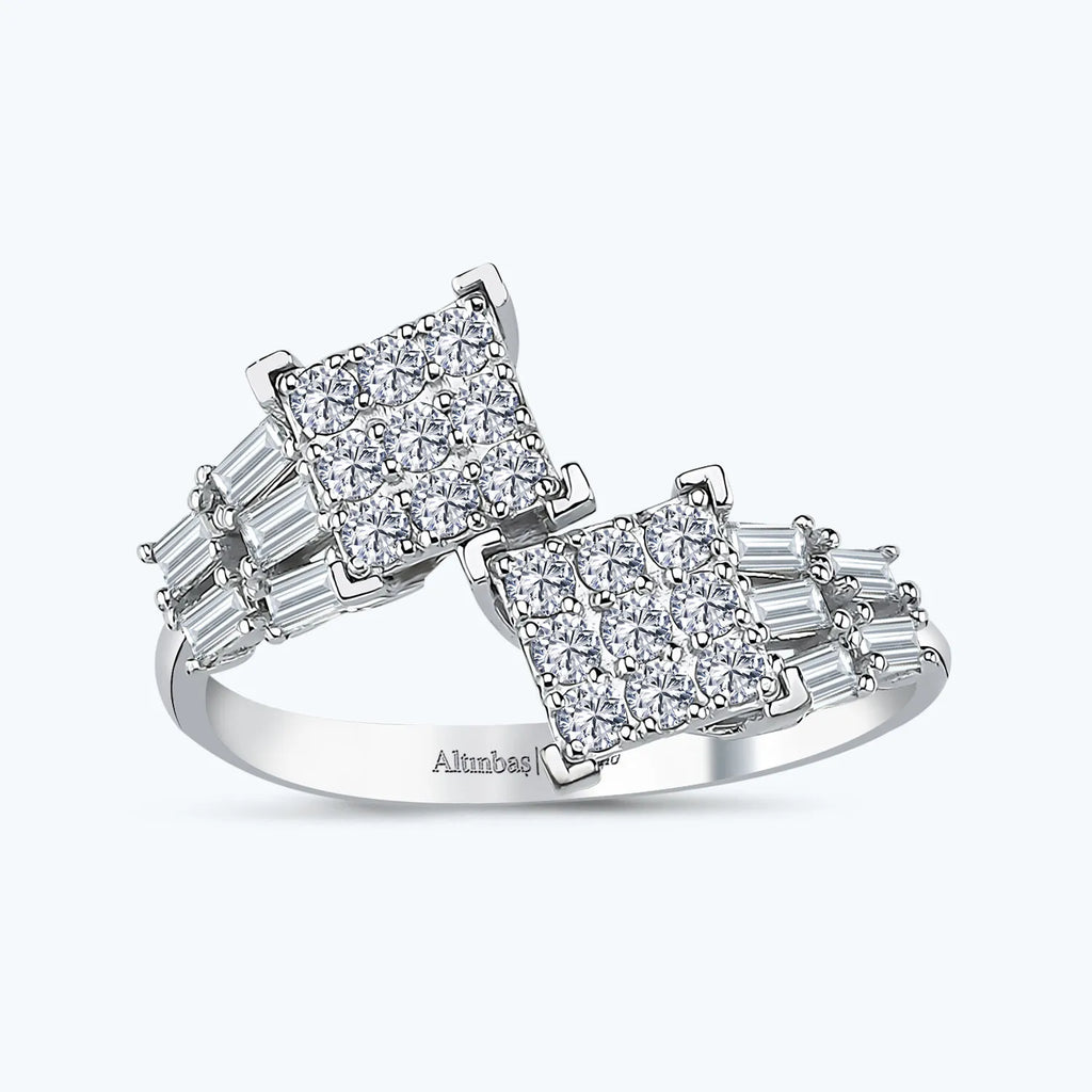 Bague Diamant Baguette