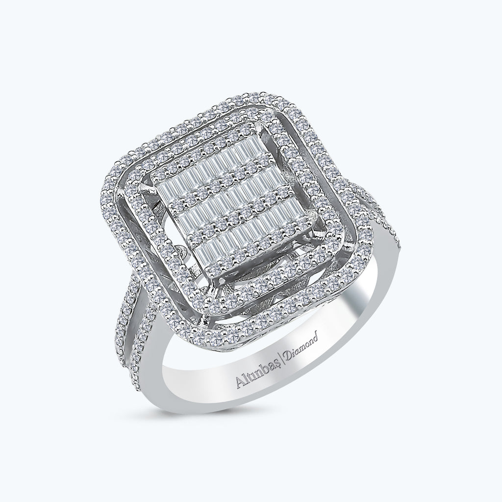 Baguette Diamantring